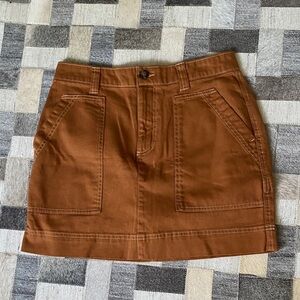 Old Navy Tan Cargo Mini Skirt